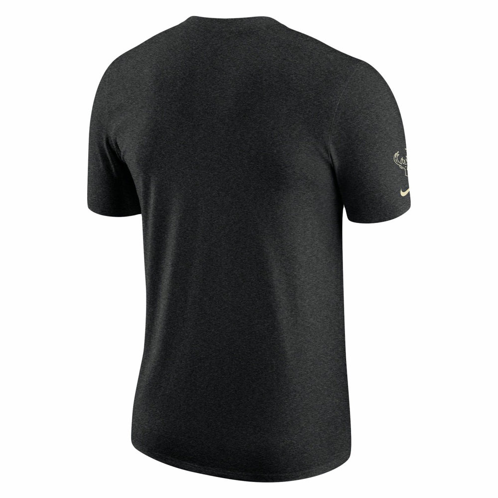 Milwaukee Bucks Courtside Versus Flight Max90 T-Shirt - Heather Black | Nike outlet