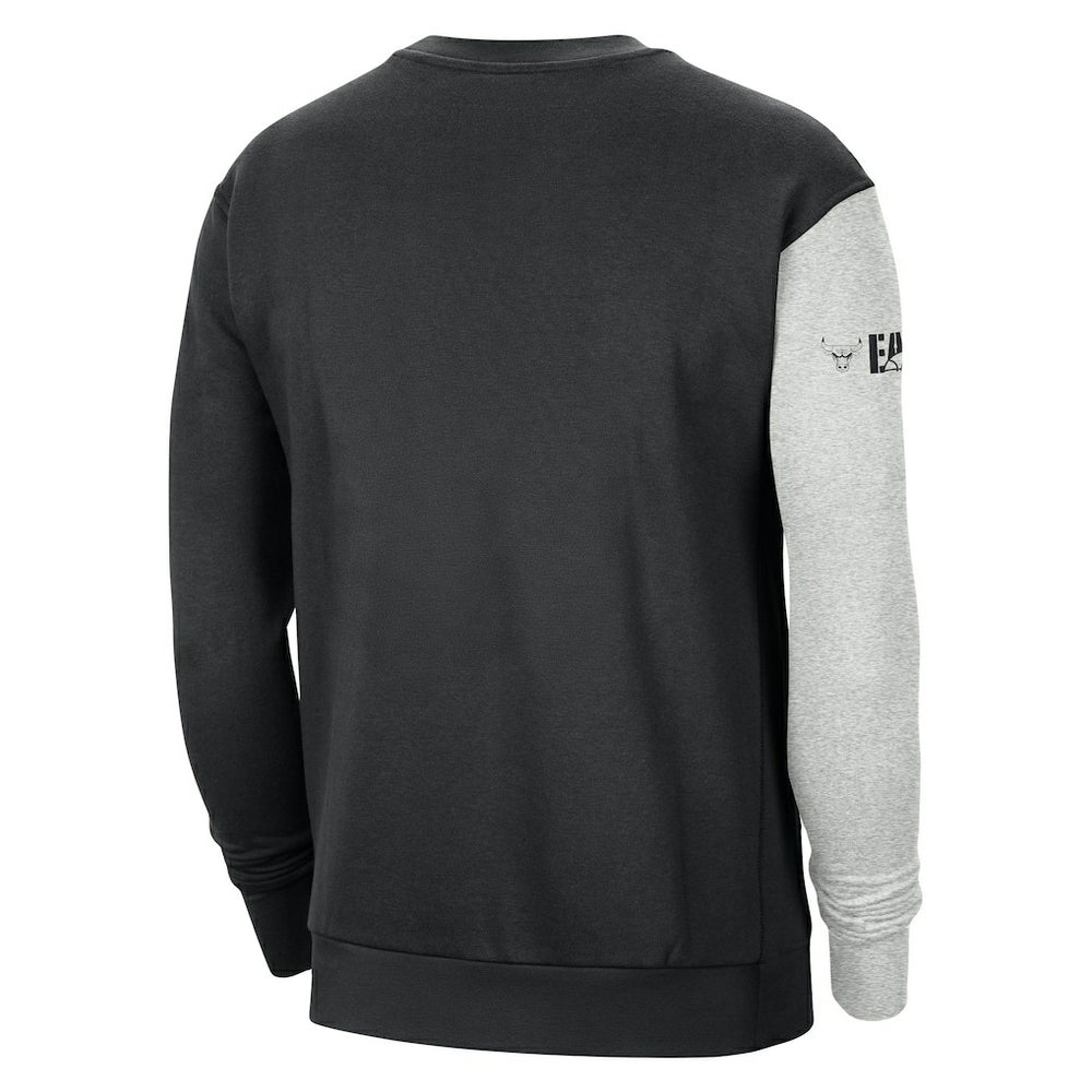 Chicago Bulls Courtside Versus Force & Flight Pullover Sweatshirt sale - Black/Heather Gray | Nike discount