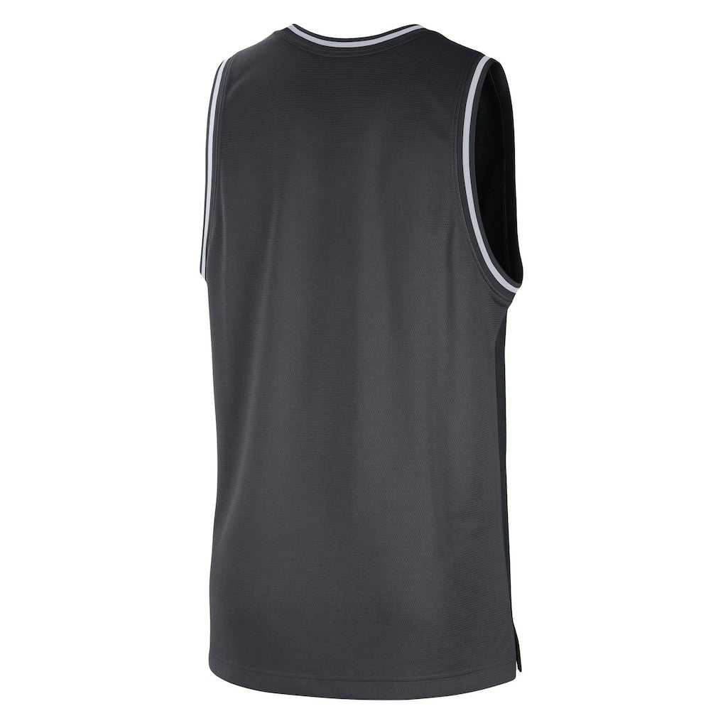 Brooklyn Nets Courtside Versus Force Split DNA Performance Mesh Tank Top - Black/Anthracite | Nike sale