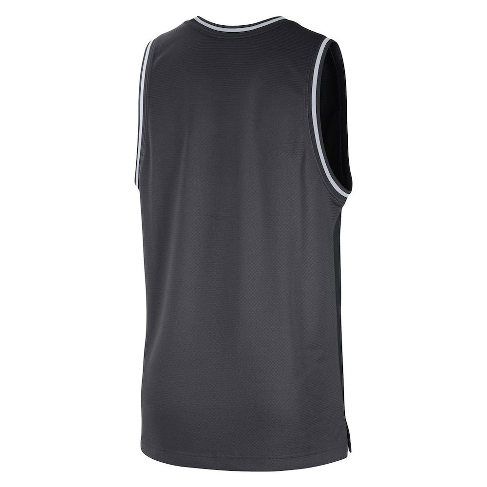 Brooklyn Nets Courtside Versus Force Split DNA Performance Mesh Tank Top - Black/Anthracite | Nike sale