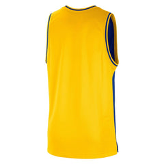 Golden State Warriors Courtside Versus Force Split DNA Performance Mesh Tank Top sale - Royal/Gold | Nike sale