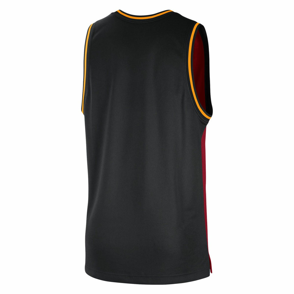Miami Heat Courtside Versus Force Split DNA Performance Mesh Tank Top - Red/Black | Nike outlet