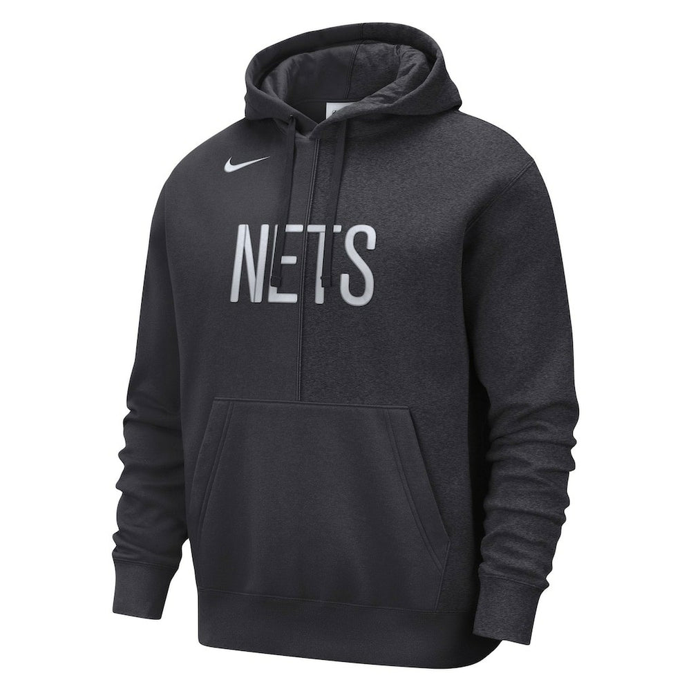 Brooklyn Nets Courtside Versus Stitch Split Pullover Hoodie - Anthracite | Nike discount