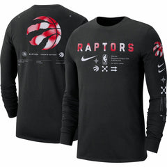 Toronto Raptors Essential Air Traffic Control Long Sleeve T-Shirt - Black | Nike on sale