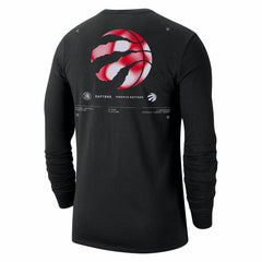 Toronto Raptors Essential Air Traffic Control Long Sleeve T-Shirt - Black | Nike on sale