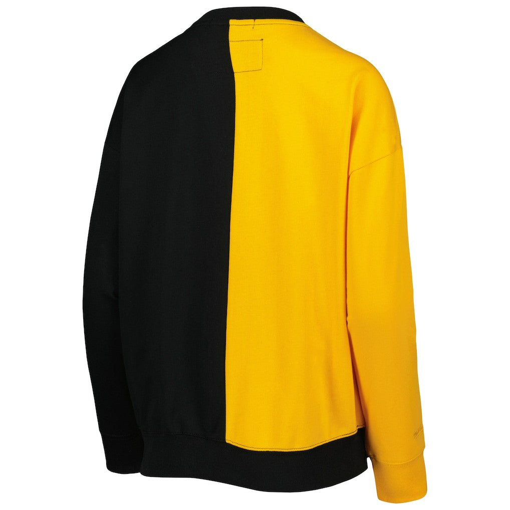 Pittsburgh Steelers Women's Big Face Pullover Sweatshirt - Black/Gold for sale