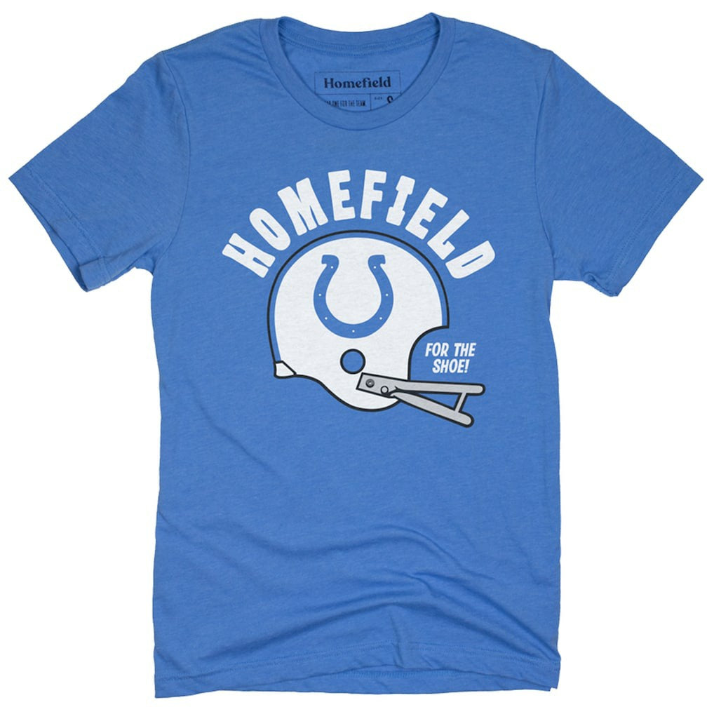 Indianapolis Colts Homefield Helmet T-shirt - Royal on sale