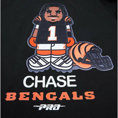 Ja'Marr Chase Cincinnati Bengals Pro Standard Player Avatar Graphic T-Shirt - Black sale