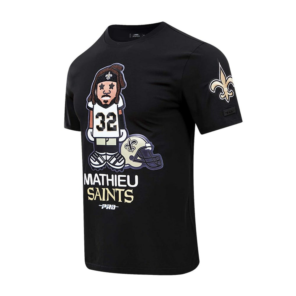 Tyrann Mathieu New Orleans Saints Pro Standard Player Avatar Graphic T-Shirt - Black discount