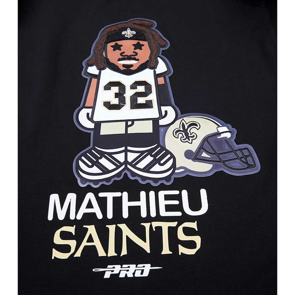 Tyrann Mathieu New Orleans Saints Pro Standard Player Avatar Graphic T-Shirt - Black discount