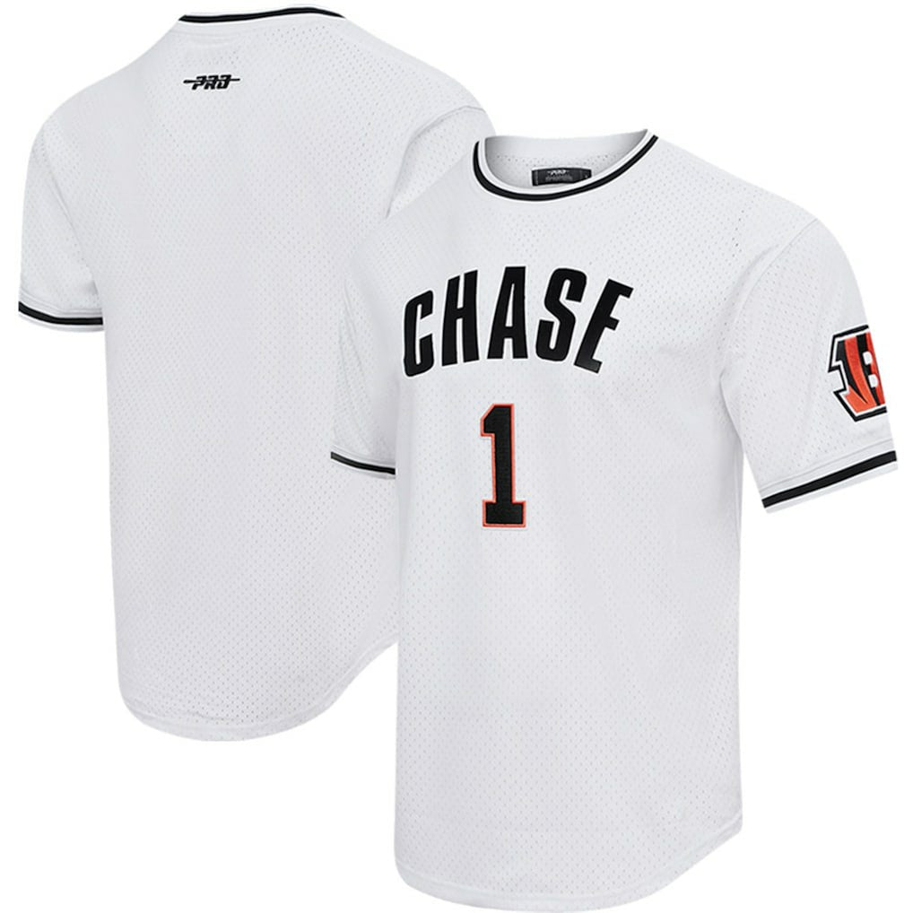 Ja'Marr Chase Cincinnati Bengals Pro Standard Mesh Player Name & Number Top - White cheap