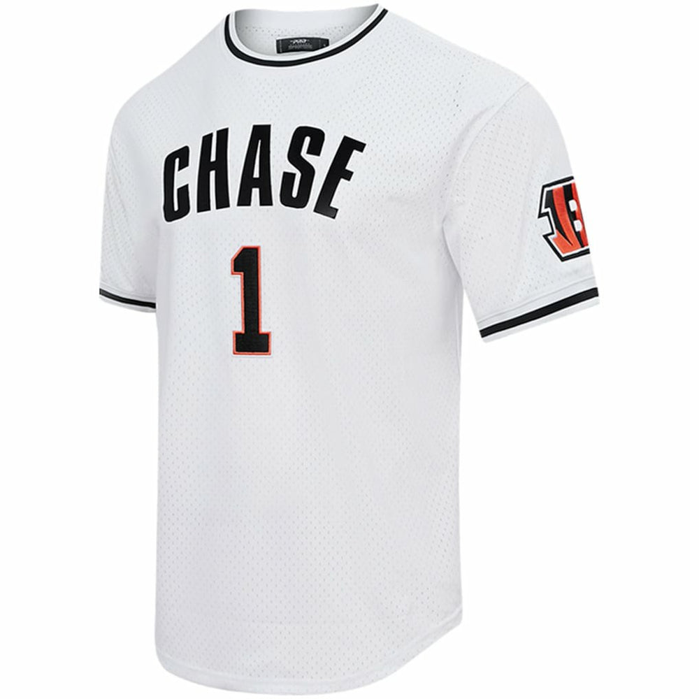 Ja'Marr Chase Cincinnati Bengals Pro Standard Mesh Player Name & Number Top - White cheap