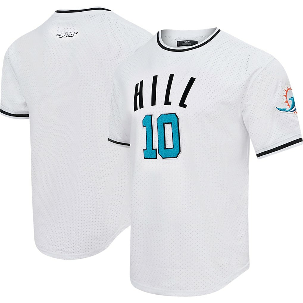 Tyreek Hill Miami Dolphins Pro Standard Mesh Player Name & Number Top - White discount
