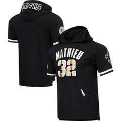 Tyrann Mathieu New Orleans Saints Pro Standard Player Name & Number Hoodie T-Shirt - Black for sale