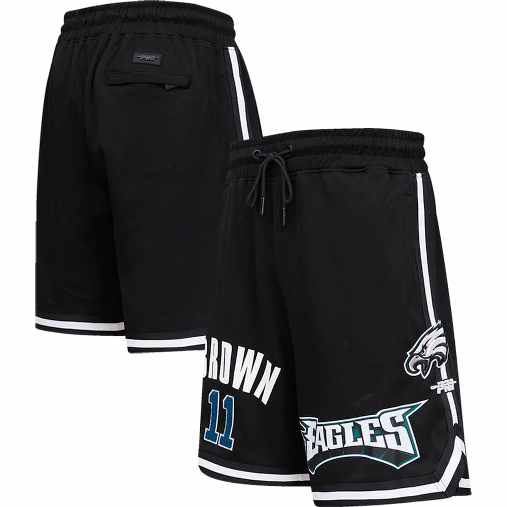 A.J. Brown Philadelphia Eagles Pro Standard Player Name & Number Shorts - Black on sale