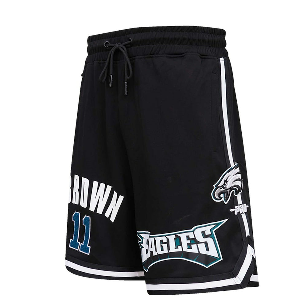 A.J. Brown Philadelphia Eagles Pro Standard Player Name & Number Shorts - Black on sale