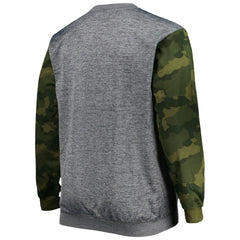 Los Angeles Lakers Big & Tall Camo Stitched Sweatshirt - Heather Charcoal | Fanatics on sale