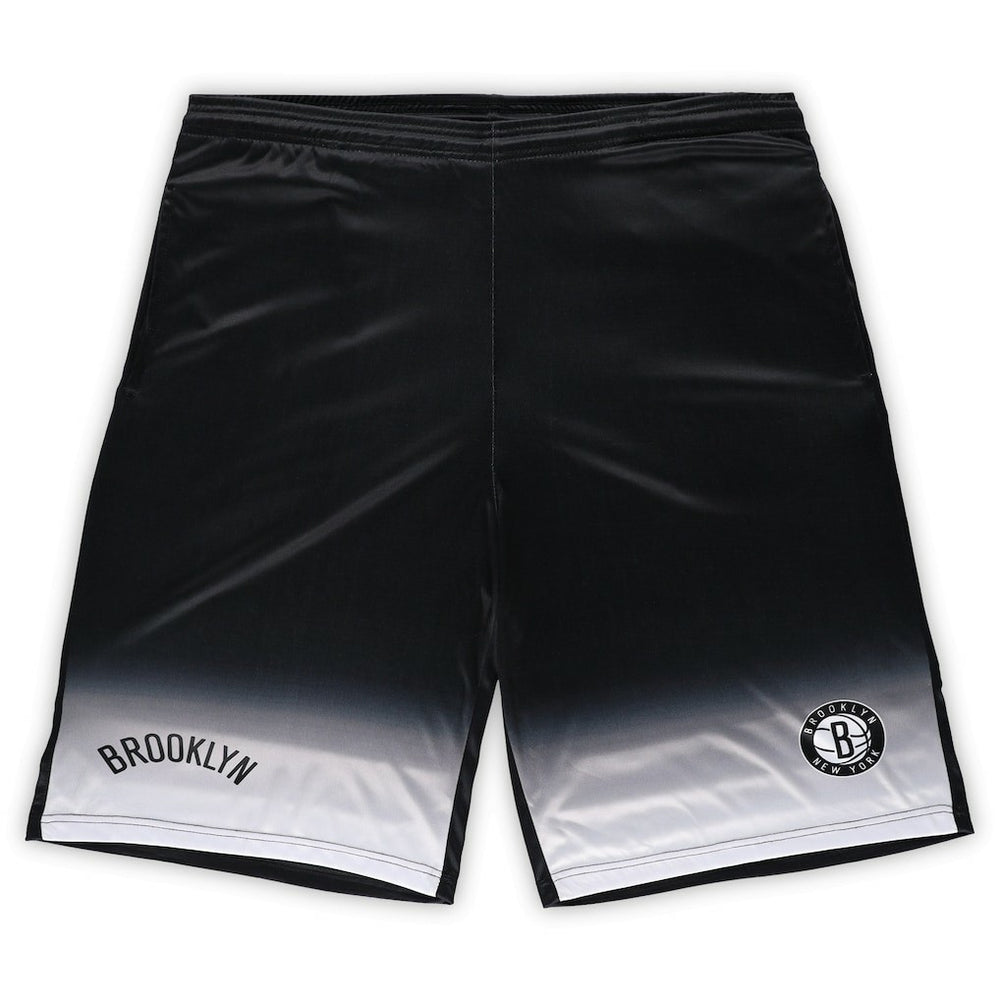 Brooklyn Nets Big & Tall Fadeaway Shorts - Black | Fanatics discount