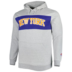 New York Knicks Big & Tall Wordmark Pullover Hoodie - Heather Gray | Fanatics on sale