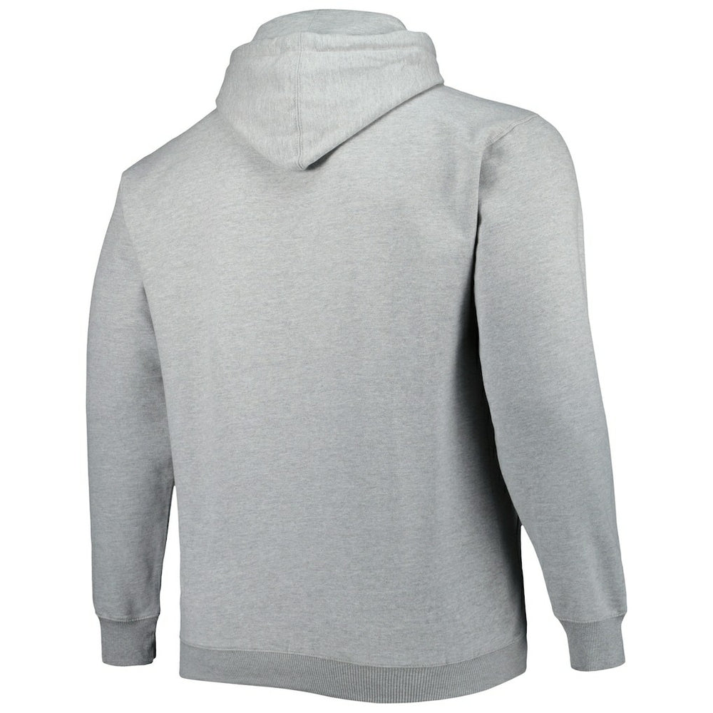 Dallas Mavericks Big & Tall Wordmark Pullover Hoodie sale - Heather Gray | Fanatics outlet