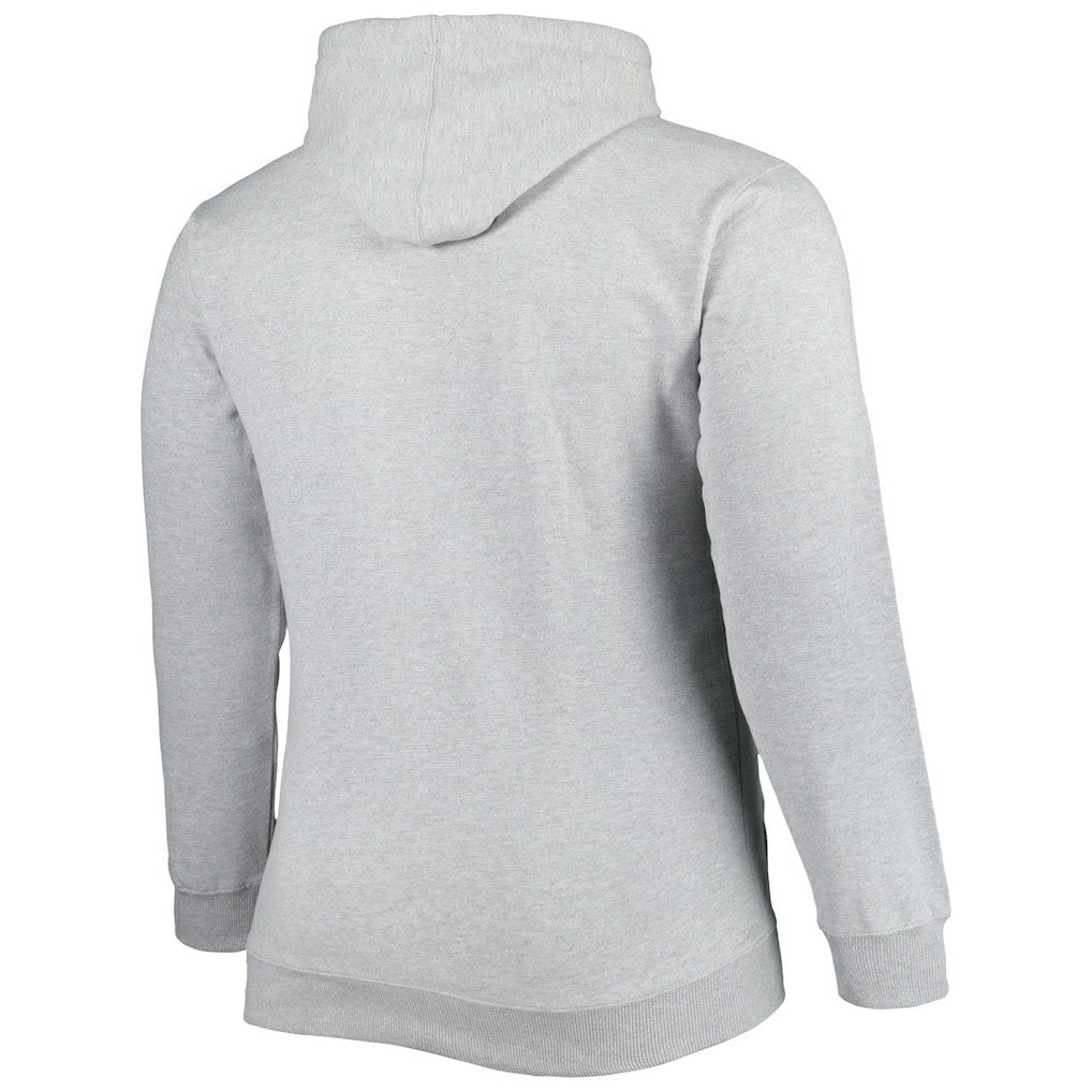 Brooklyn Nets Big & Tall Wordmark Pullover Hoodie - Heather Gray | Fanatics cheap