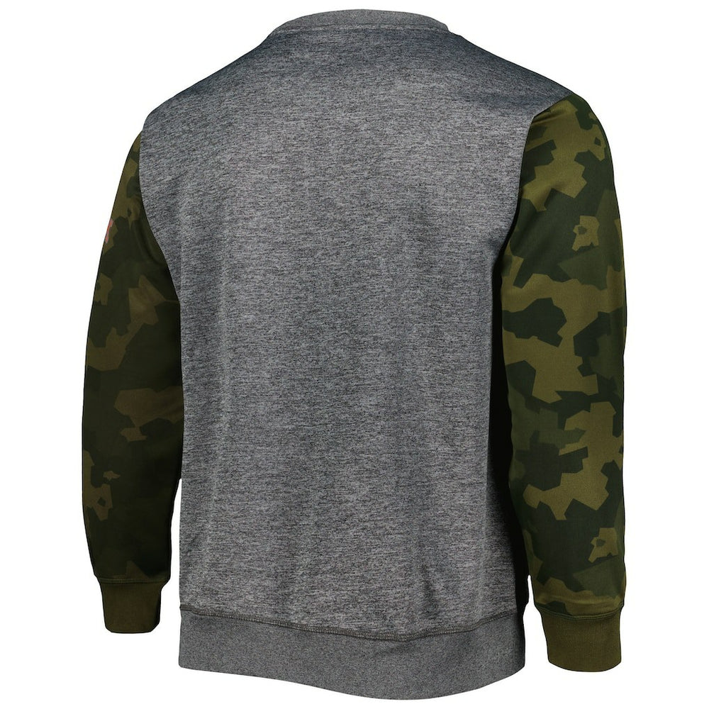 Brooklyn Nets Camo Stitched Sweatshirt - Heather Charcoal | Fanatics shop