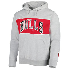Chicago Bulls Wordmark French Terry Pullover Hoodie - Heather Gray | Fanatics outlet
