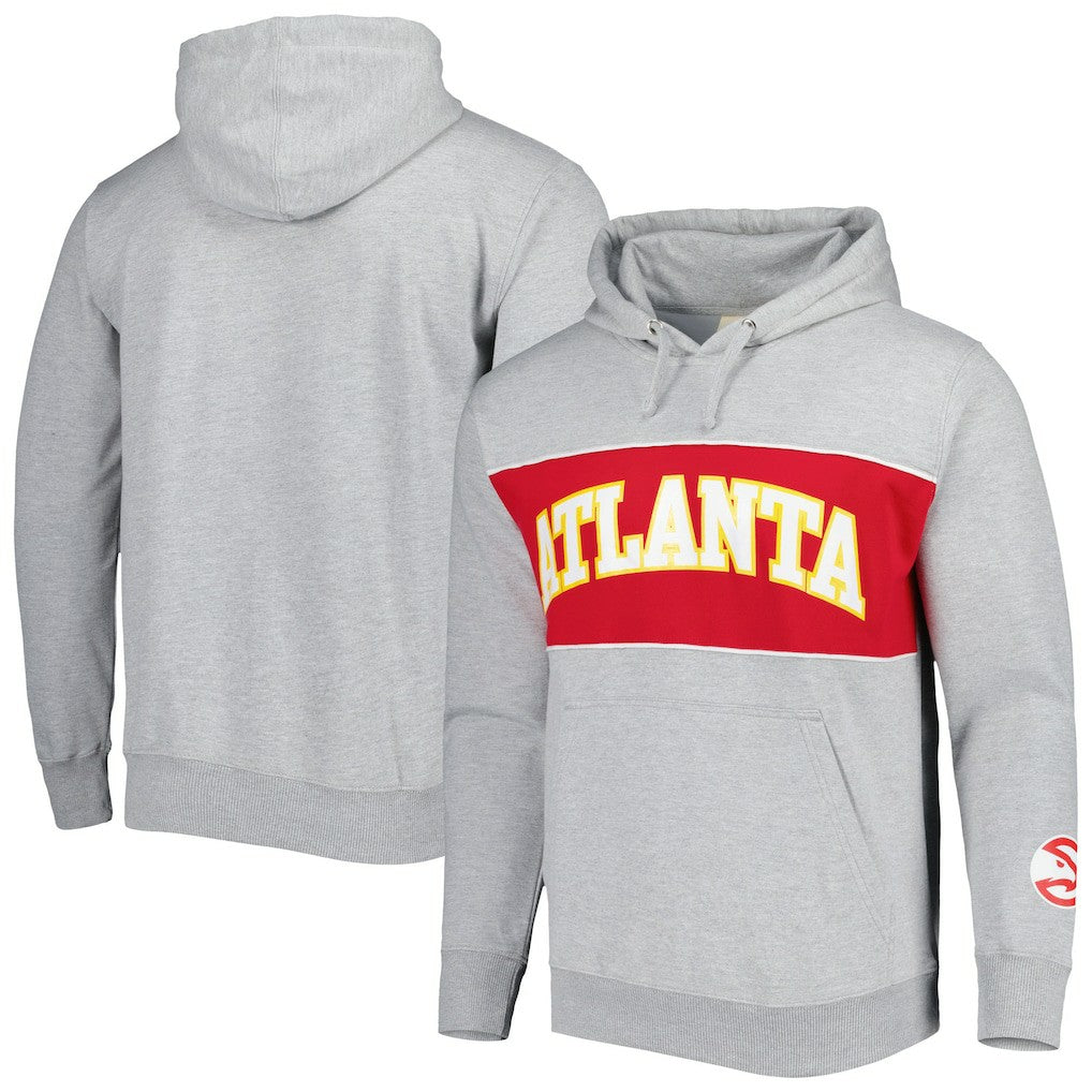 Atlanta Hawks Wordmark French Terry Pullover Hoodie - Heather Gray | Fanatics discount