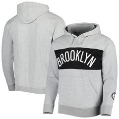 Brooklyn Nets Wordmark French Terry Pullover Hoodie - Heather Gray | Fanatics discount