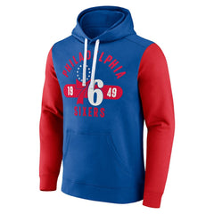 Philadelphia 76ers Big & Tall Bold Attack Pullover Hoodie - Royal/Red | Fanatics discount