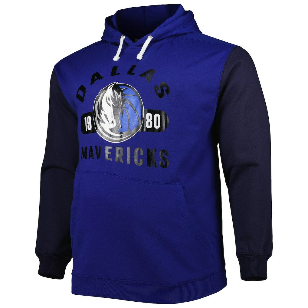 Dallas Mavericks Big & Tall Bold Attack Pullover Hoodie sale - Blue/Navy | Fanatics online
