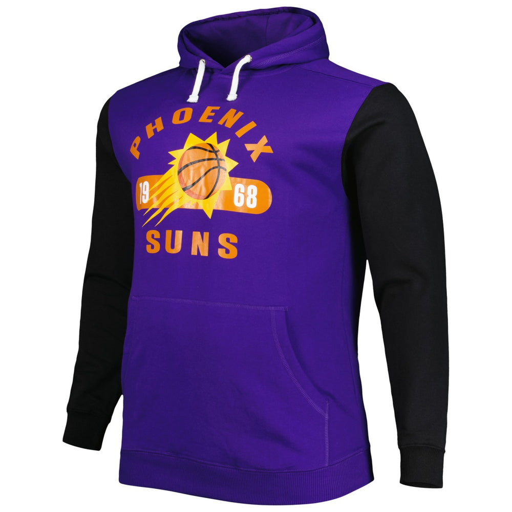 Phoenix Suns Big & Tall Bold Attack Pullover Hoodie - Purple/Black | Fanatics sale