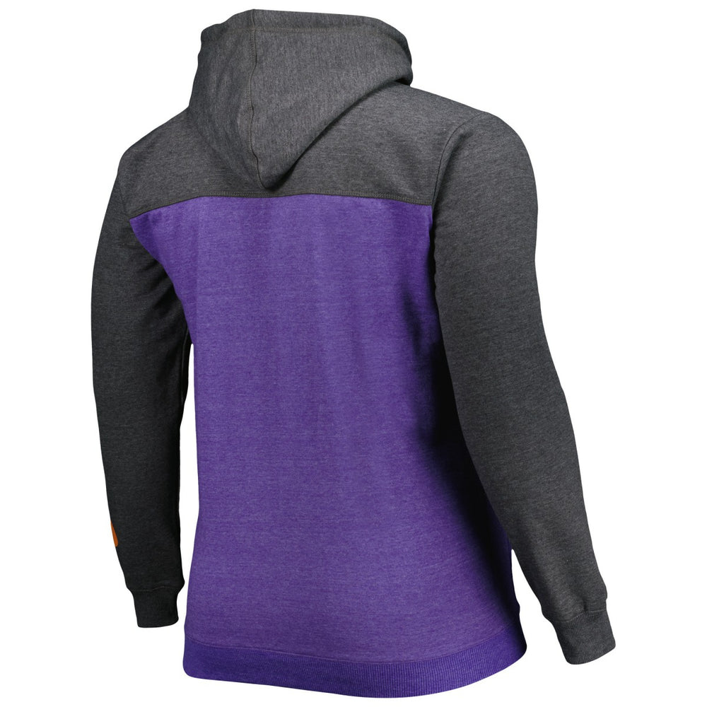 Phoenix Suns Big & Tall Down and Distance Full-Zip Hoodie - Purple/Heathered Black | Fanatics online