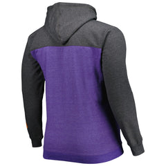 Phoenix Suns Big & Tall Down and Distance Full-Zip Hoodie - Purple/Heathered Black | Fanatics online