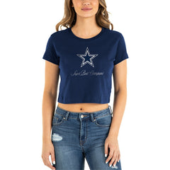 Dallas Cowboys New Era Women's Historic Champs T-Shirt - Navy discount