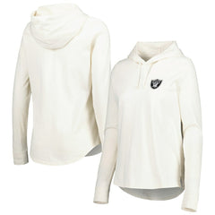 Las Vegas Raiders Women's Ashby Isles Jersey Pullover Hoodie - Cream discount