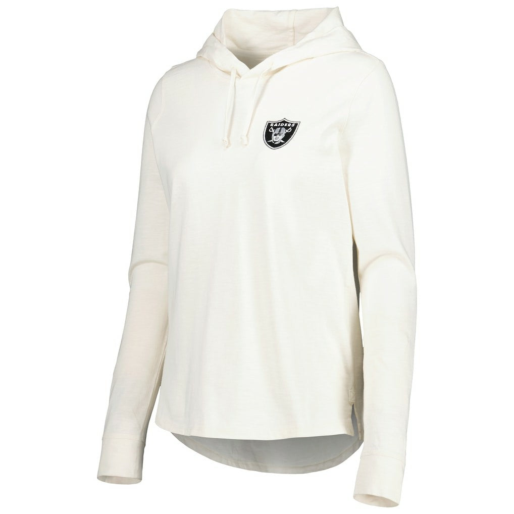 Las Vegas Raiders Women's Ashby Isles Jersey Pullover Hoodie - Cream discount