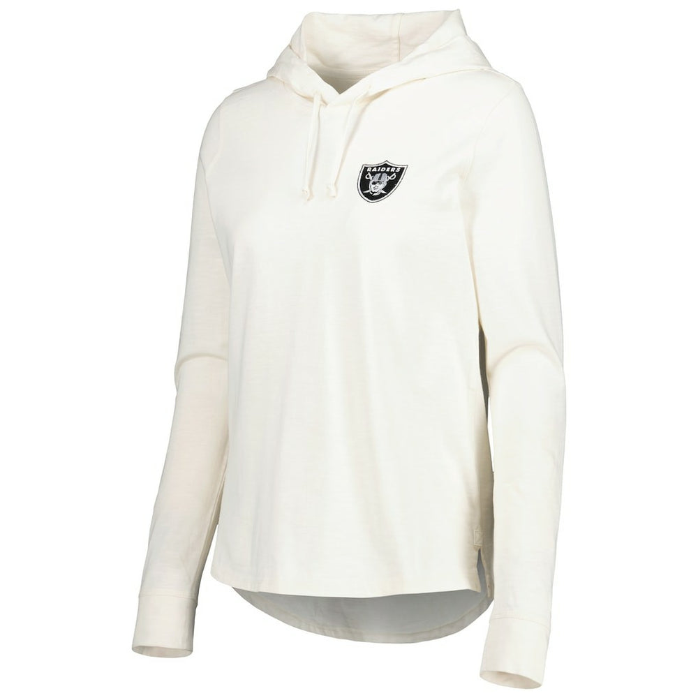 Las Vegas Raiders Women's Ashby Isles Jersey Pullover Hoodie - Cream discount