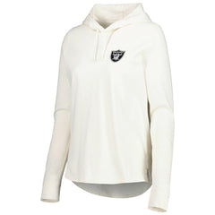 Las Vegas Raiders Women's Ashby Isles Jersey Pullover Hoodie - Cream discount