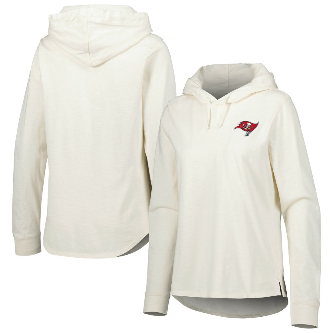 Tampa Bay Buccaneers Women's Ashby Isles Jersey Pullover Hoodie - Cream online