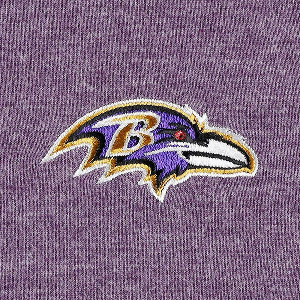 Baltimore Ravens Women's Sport Sun Fade Full-Zip Sweatshirt - Heathered Purple outlet
