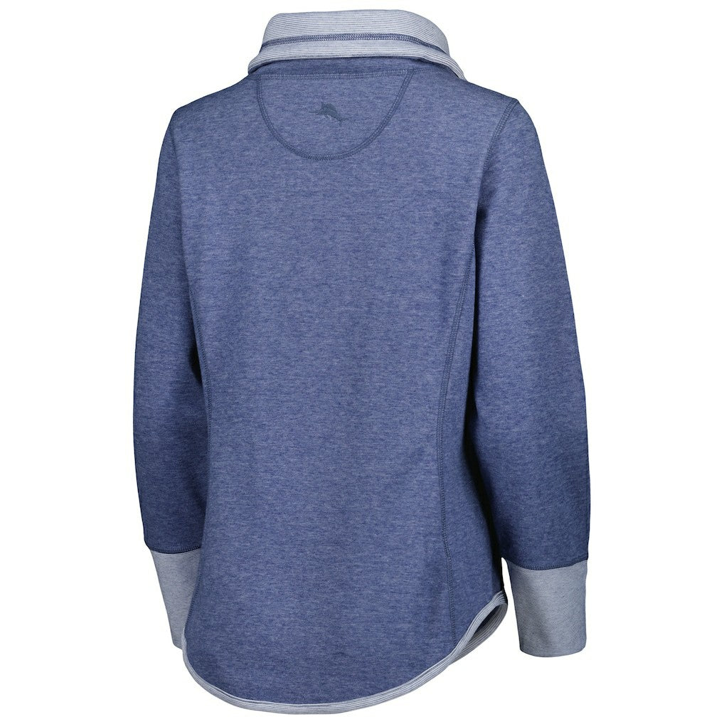 Buffalo Bills Women's Sport Sun Fade Full-Zip Sweatshirt - Heathered Royal cheap