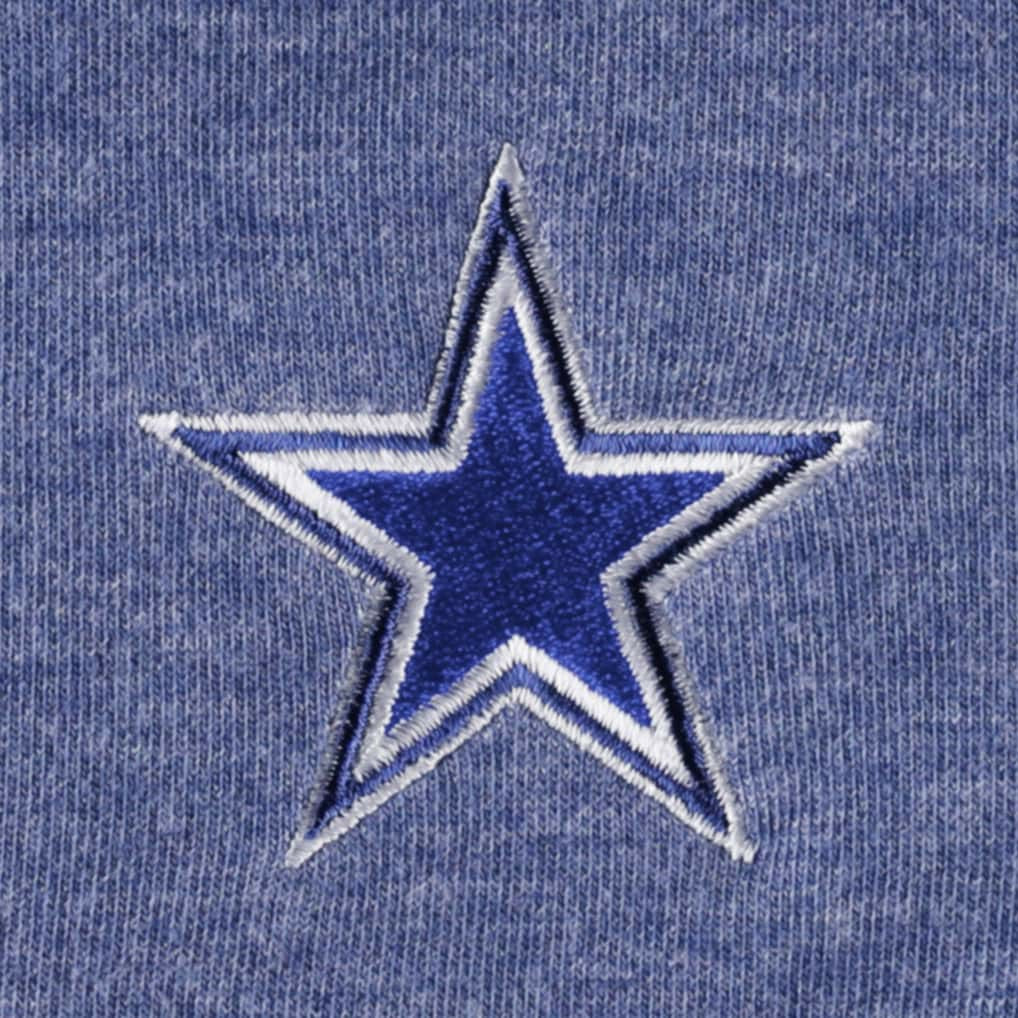 Dallas Cowboys Women's Sport Sun Fade Full-Zip Sweatshirt - Heathered Navy outlet