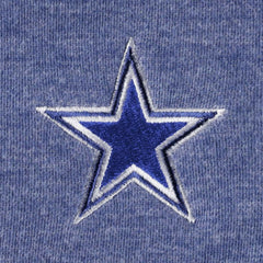 Dallas Cowboys Women's Sport Sun Fade Full-Zip Sweatshirt - Heathered Navy outlet