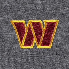 Washington Commanders Women's Sport Sun Fade Full-Zip Sweatshirt - Heathered Black on sale