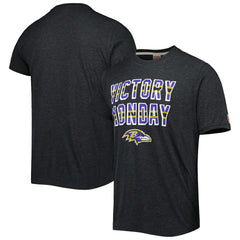 Baltimore Ravens Homage Victory Monday Tri-Blend T-Shirt - Charcoal sale