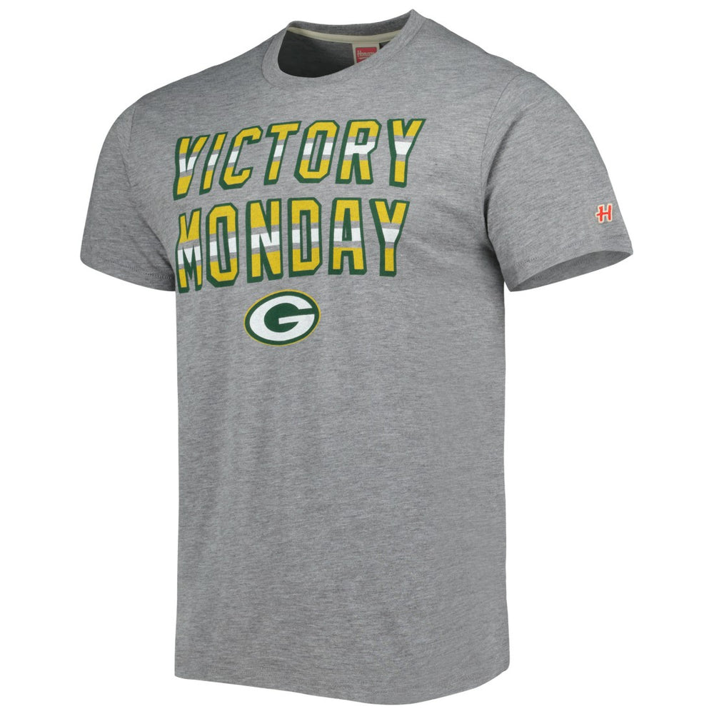 Green Bay Packers Homage Victory Monday Tri-Blend T-Shirt - Gray online