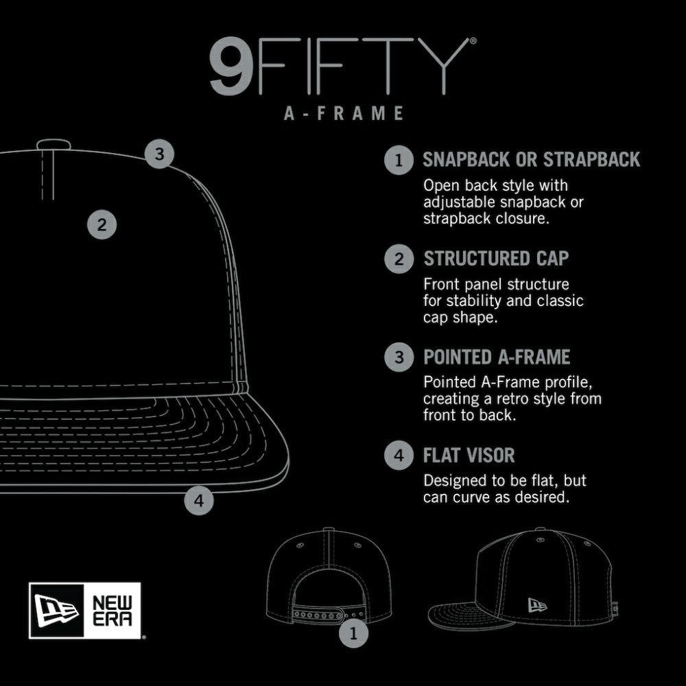 Pittsburgh Pirates Repeat A-Frame 9FIFTY Trucker Snapback Hat - Black | New Era