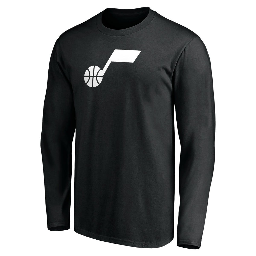 Utah Jazz Primary Logo Team Long Sleeve T-Shirt - Black cheap