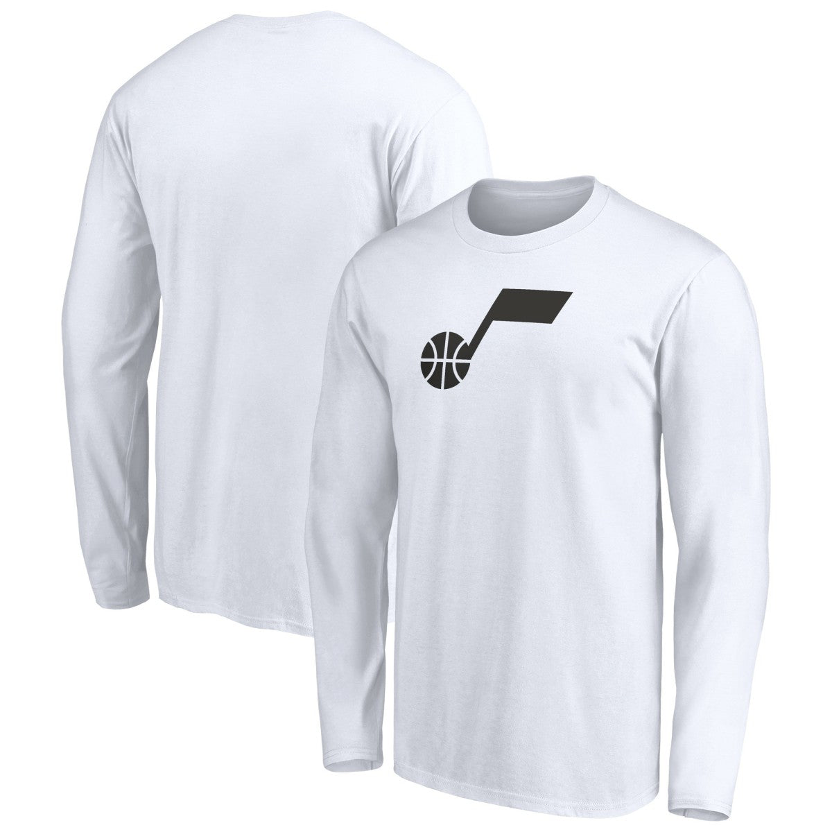Utah Jazz Primary Logo Team Long Sleeve T-Shirt - White online
